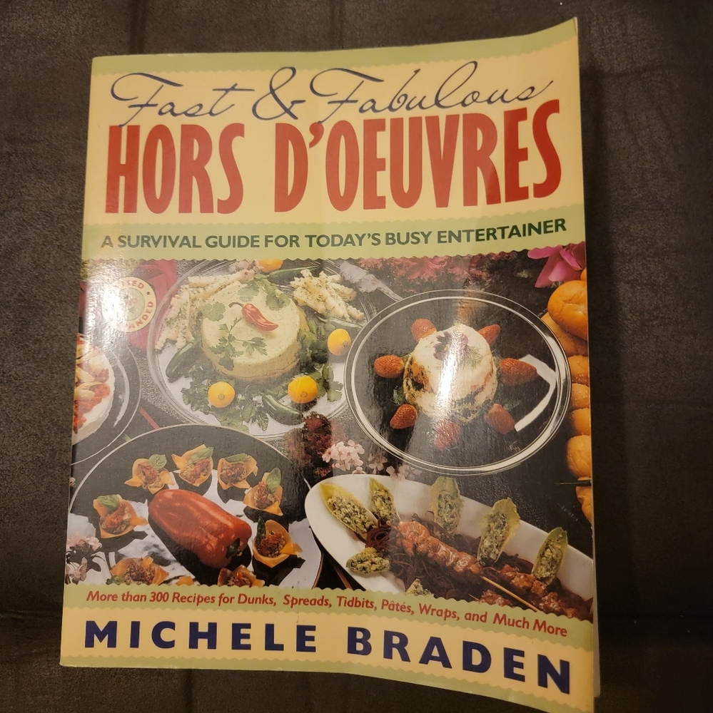 Fat & Fabulous Hors D'Oeuvres by Michele Braden Paperbook